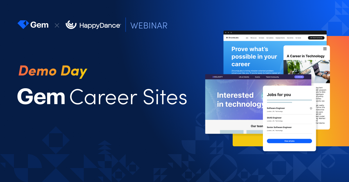 Demo Day | Gem Career Sites | Resource Preview