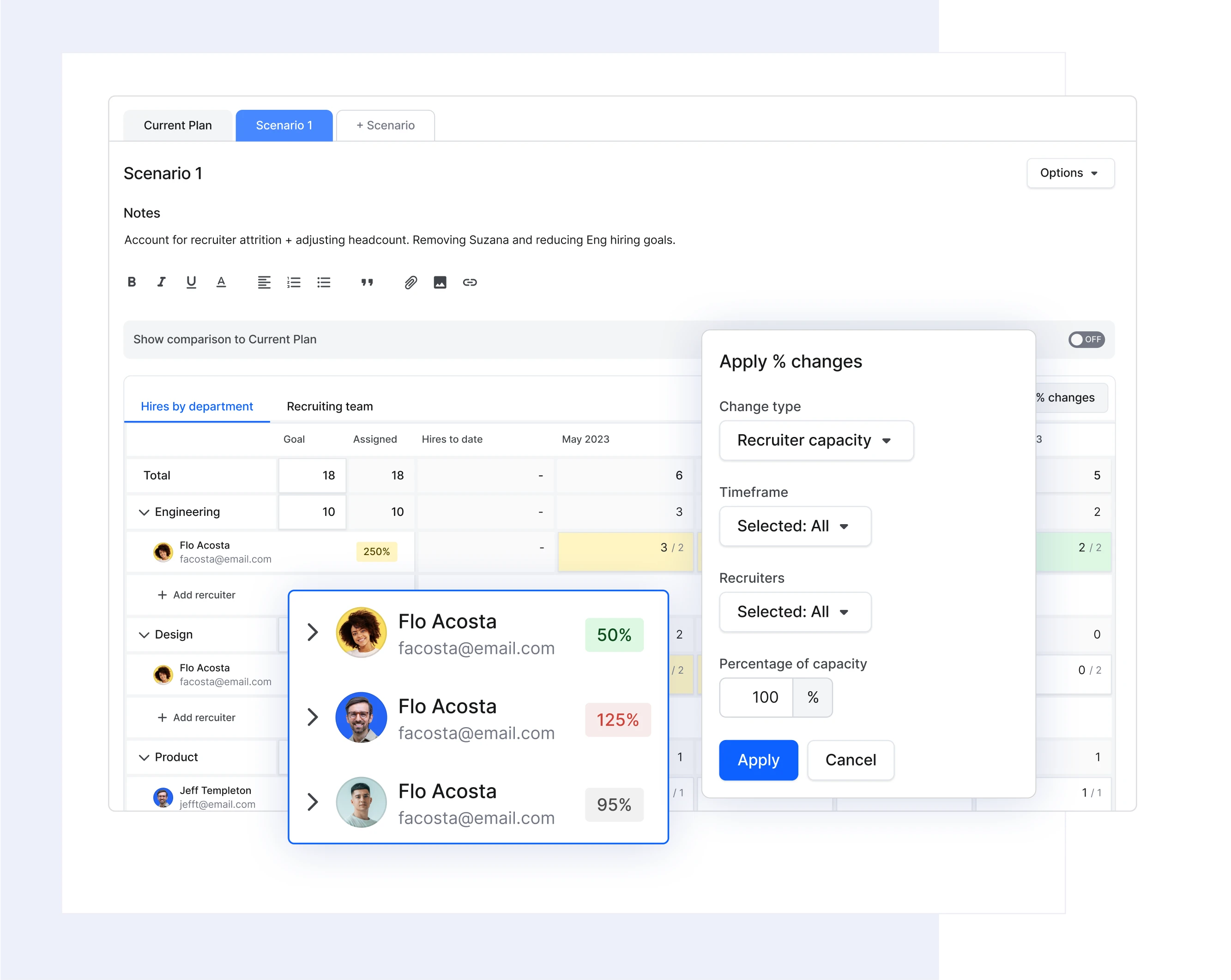 Capacity Planner Pipeline Analytics