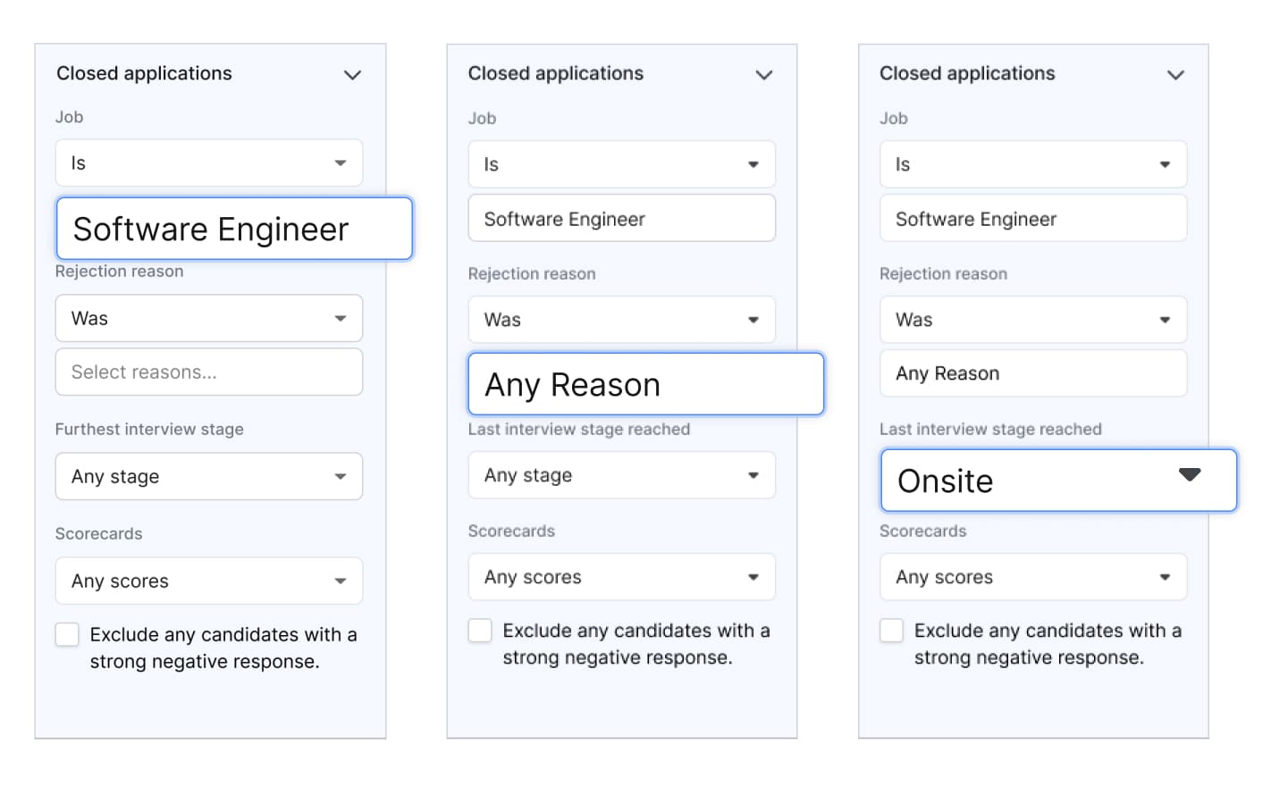 Candidate rediscovery 2