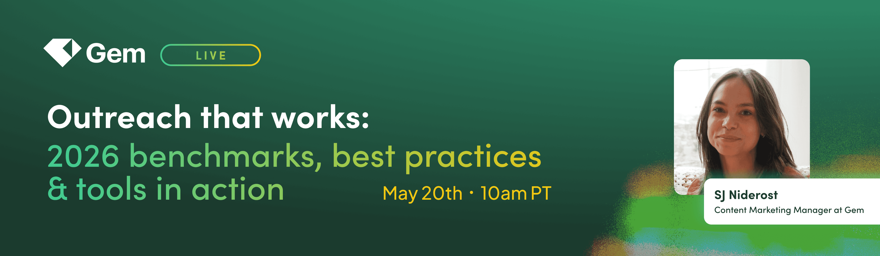 Outreach that works: 2026 benchmarks, best practices & tools in action | banner image
