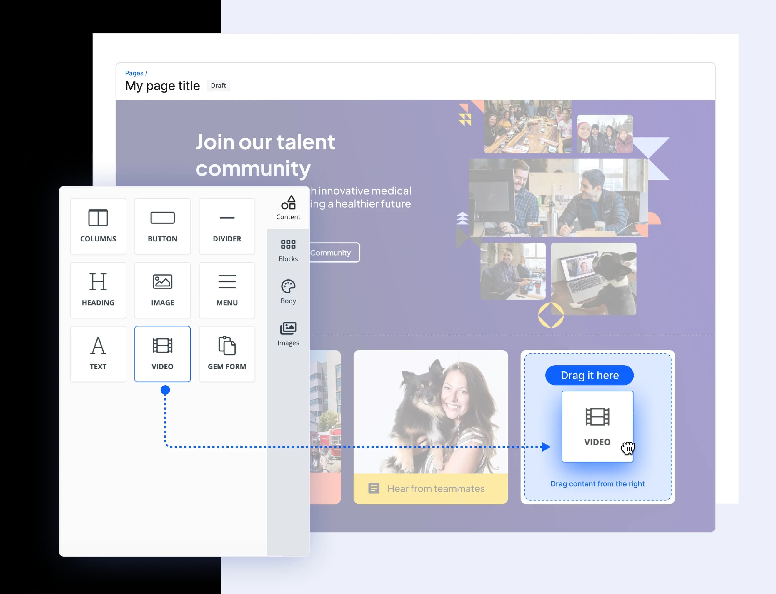 Talent Marketing - Branded Pages