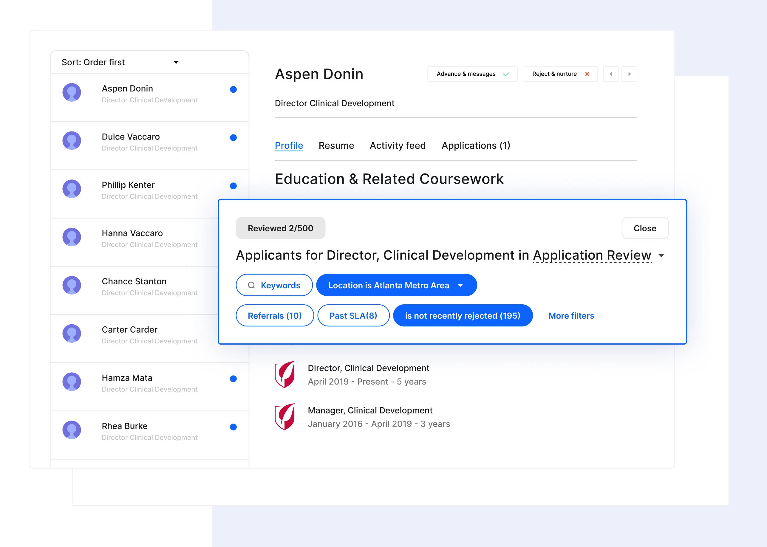 Application Review - Filters - Life Sciences