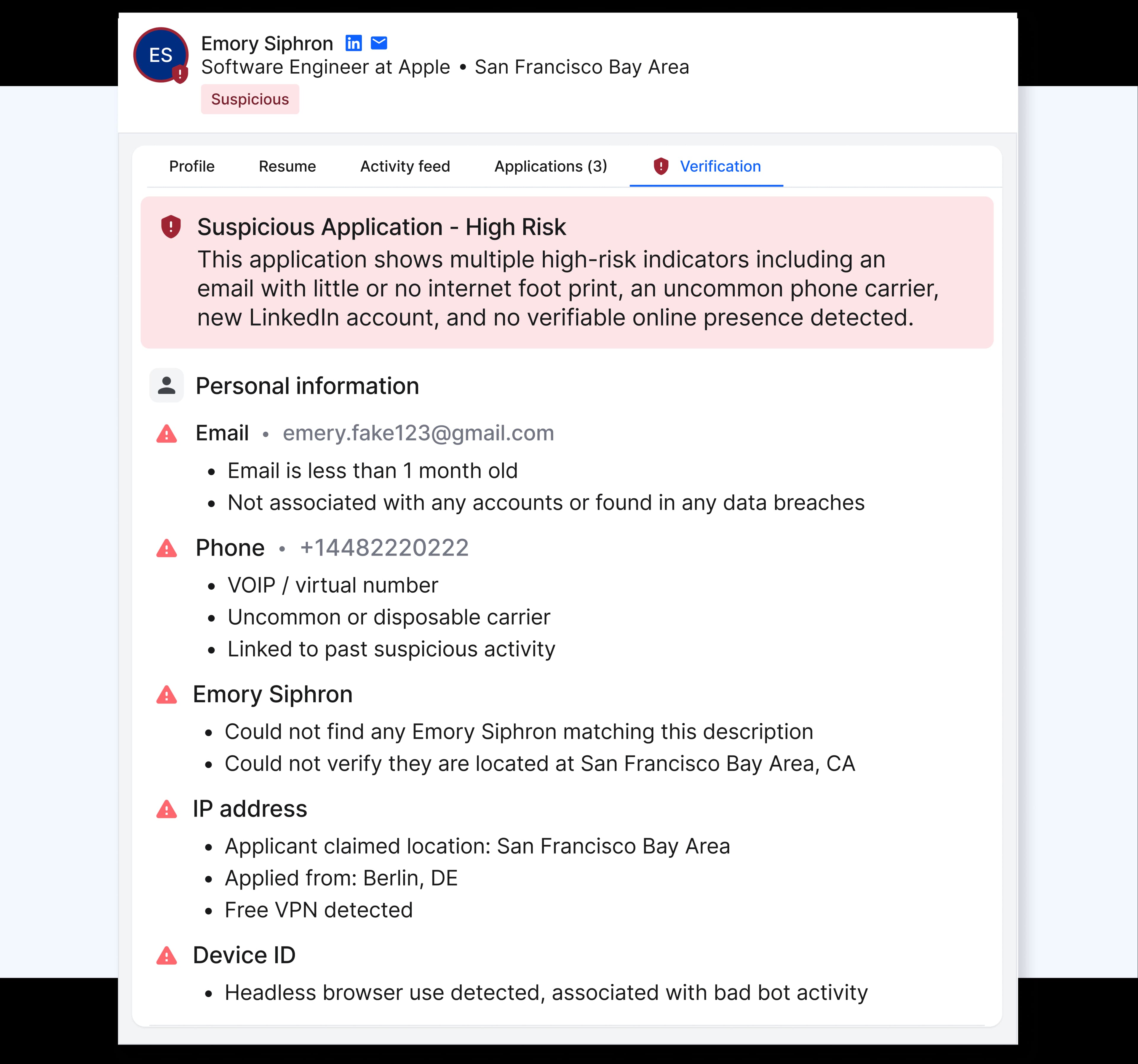 Fraud detection hero